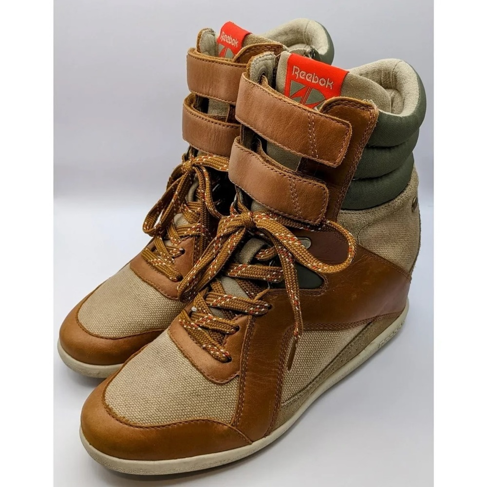 Reebok Freestyle Hi Top Wedge Alicia Keys Sneakers